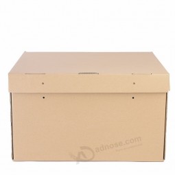 Strong cardboard 3layers corrugated paper with custom logo carton box for shipping