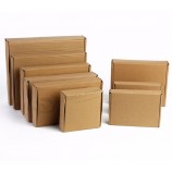 high quality recycled brown kraft paper corrugated carton shipping packaging box custom mailer box