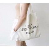 10oz Cheap Customized Logo tote shopping cotton canvas bag