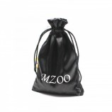 Emballage de sac en satin de perruque Pochettes promotionnelles Cordon de serrage Sac en satin de cheveux