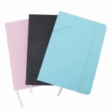 2020 A5 Dot Grid Couverture Rigide PU Cuir Impression Personnalisée Journal Hebdomadaire Mensuel Quotidien Carnet avec Stylo Papier Cahier Fournisseur