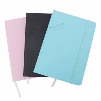 2020 A5 Dot Grid Couverture Rigide PU Cuir Impression Personnalisée Journal Hebdomadaire Mensuel Quotidien Carnet avec Stylo Papier Cahier Fournisseur