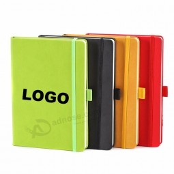 caderno de negócios profissional de luxo personalizável A5 com logotipo