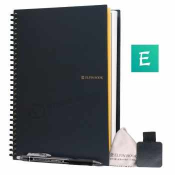 Elfinbook 2.0 A5 Cahier à spirale Couverture personnalisée Carnet intelligent Cahier réutilisable effaçable Cloud App Note Book