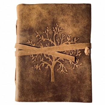 Vintage celta árbol de la vida en relieve de cuero cubierta diario o cuaderno o diario para regalarlo