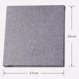 26 * 27 cm 3 cores auto adesivo álbum de fotos capa de tecido álbum de scrapbook 20 folhas de dupla face páginas capa de linho DIY álbum de fotos