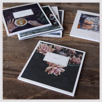 Álbum de fotos digital com impressão profissional, impressão digital de livros
