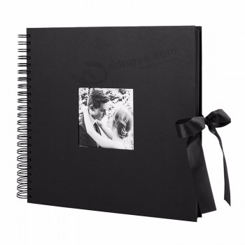 álbum de fotos de álbum de recortes de bricolaje de papel kraft ambiental personalizado oempromo