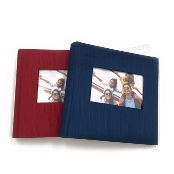 Livro de couro personalizado DIY encadernado 4R 200 bolsos molduras álbum de fotos de casamento
