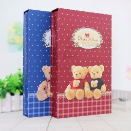 Bleu Et Rouge 300Pockets Cadres Photo Album