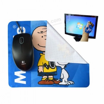 Tapis de souris en microfibre à pois de silicium