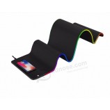quanbao防水大型カスタムワイヤレス充電ゲームキーボードマウスパッド販売
