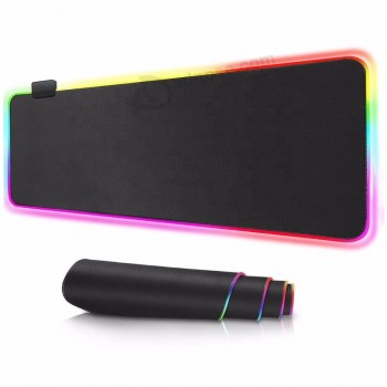 HX xxl Custom glowing RGB led gaming tapis de souris USB antidérapant