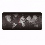 Grande taille forme personnalisée microfibre caoutchouc jeu carte du monde tapis de souris grand tapis de souris personnalisé