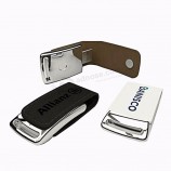 Clés USB de forme personnalisée Clé USB en cuir PU promo usb