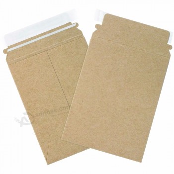 Enveloppes photo rigides Enveloppe d’expédition recyclée Stay Flat Enveloppes en carton dur
