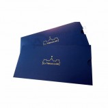 Impression couleur PMS enveloppe dorée personnalisée en papier