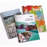 Brochure tri pliée brillante, magazine, dépliant, impression de livres