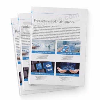 Service professionnel de conception et d’impression personnalisé brochure magazine brochure flyer