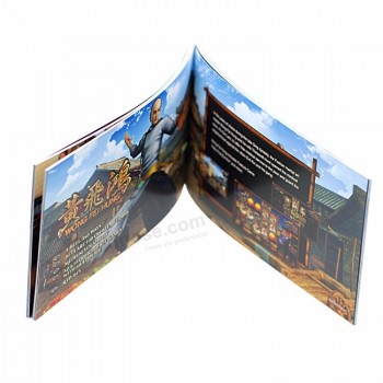 custom print goedkope full colour flyer / folder / boekje / ansichtkaarten professionele brochures, tijdschrift briefkaart stripboek