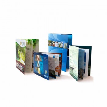 Fabricant professionnel OEM / ODM pas cher a3 / a4 / a5 / a6 journal / magazine / catalogue / brochure / dépliant / conception de dépliant