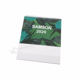 Agenda personnalisé 2020 personnalisé Calendrier hebdomadaire Calendrier de table de promotion mensuelle