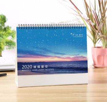 Calendrier de bureau personnalisé 2020 pour organisateur de table de bureau