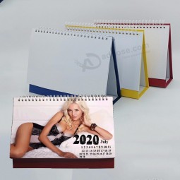 8 inch sublimatie blanco 2020 papieren tafelkalender Voor het afdrukken met een hittepersmachine