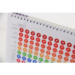 Großhandel stationäre Bürobedarf digitale Monatskalender Countdown Papierkalender benutzerdefinierte Druckkalender