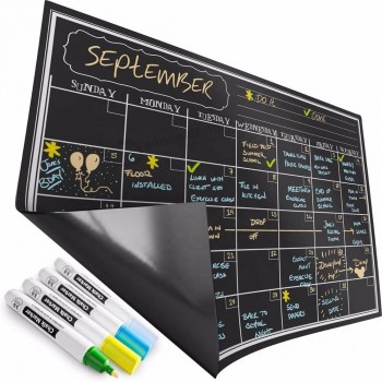 Nouveau calendrier magnétique perpétuel personnalisé pour réfrigérateur