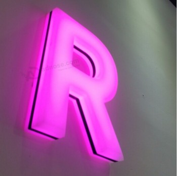 Panneau de haute qualité Mini acrylique lumineux mots led éclairage alphabet lettre signe