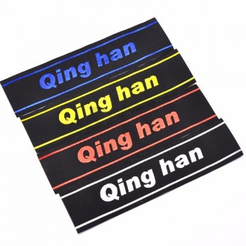Ruban de satin tissé personnalisé de haute qualité avec logo