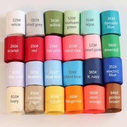 Factory direct wholesale plain woven 3 inch 75mm cheap custom solid 196 colors polyester grosgrain ribbon by the roll