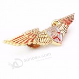 Nouveau Hot Custom Airline Pilot Wings Metal Badge Repel Pin Chine