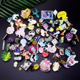 定制金属徽章别针工厂制造商批量高品质翻领别针定制硬珐琅徽章别针