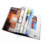 Impression offset personnalisée, papier couché, reliure parfaite, impression de magazine