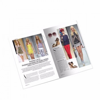 Vente chaude pas cher prix personnalisé style plein couleur impression film brillant lamination magazine pour adultes