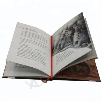 custom full colour hardback boekdrukwerk, prachtig tijdschriftboek met perfecte binding