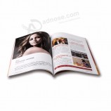 Personnalisé pelliculage de film coloré fantaisie brillant mat papier magazine