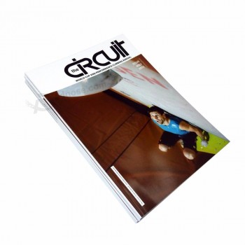 well designed full color custom cheap magazine printing