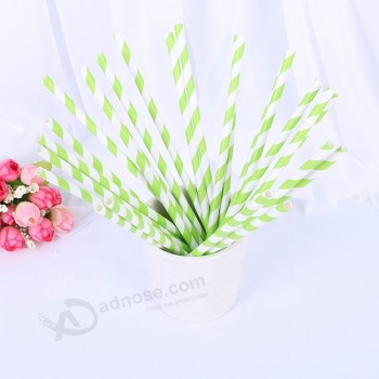 custom biodegradable disposable natural  drinking  paper straws