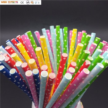 Pailles en papier biodégradables
