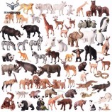 collezione di giocattoli di animali selvatici in PVC massiccio, modelli simili di giocattoli di animali di alta qualità, figure di animali in PVC non tossici per il regalo dei bamb