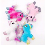 benutzerdefinierte Füllung Tierspielzeug Plüsch Einhorn