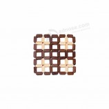 creatieve decoratie houten placemat keukenaccessoires tafel Mat warmte-isolatie Pad