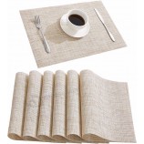 Tapis de table de vente chaude ensemble de 6 sets de table imperméables antidérapants résistants à la chaleur, TOYS0035