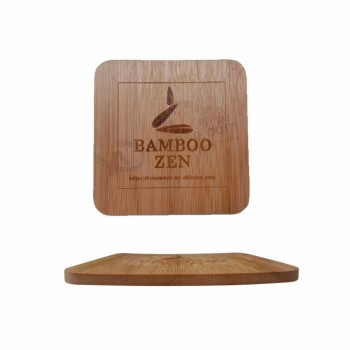 Cheap Square coaster bamboo cup mats table placemat For Home Or Restaurant