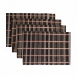 Vaisselle faite à la main servant des sets de table en bambou tissé en gros