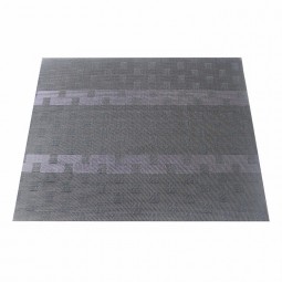 Hochwertige gewebte Vinyl-Tischsets, strapazierfähige, rutschfeste PVC-Tischsets, gewebte Tischsets aus Bambus-PVC-Gitter
