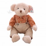 Animal en peluche personnalisé Mignon ours en peluche Portez de beaux vêtements